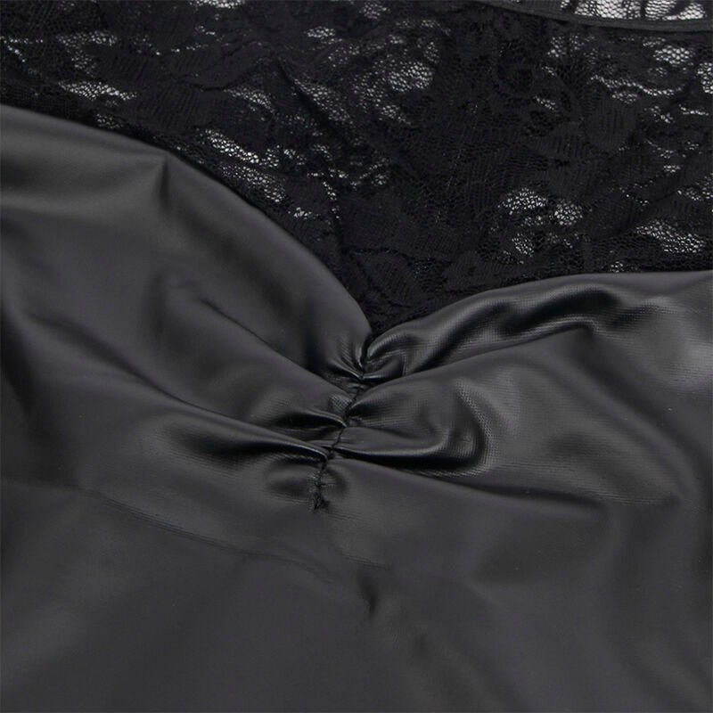 SUBBLIME - 955595 ROBE À MANCHES LONGUES AVEC DENTELLE NOIRE S/M