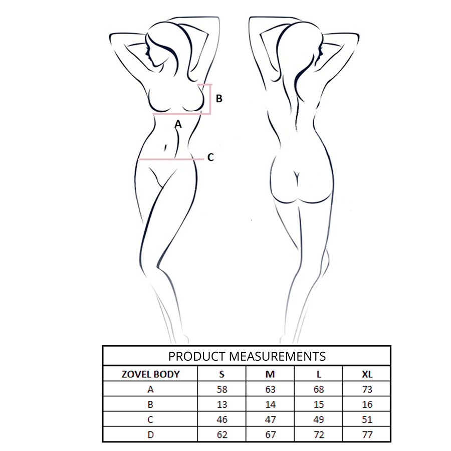 PASSION - BODY ZOVEL GRIS CLAIR L/XL